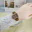 Đồng hồ Daishang Đồng hồ vuông Retro Thời trang đính kim cương 26.5.10