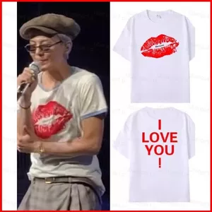 YB1 G-DRAGON tour du lịch thế giới cùng phong cách Áo thun GD Ubermensch FAM người hâm mộ quà tặng áo thun tay ngắn BY1