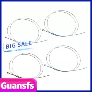 guansfs 4 Dây Thép Đa Năng Cho Đàn Violin 3/4 & 4/4 Lõi không gỉ G D A E Dây đàn violin tròn có đầu bóng Thay thế các bộ phận cũ để cải thiện kích thước hiệu suất