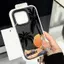 Bầu trời hoàng hôn dưới cây dừa Phù hợp với vỏ điện thoại 1716, iPhone 15/14, i hoàng