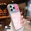 Ốp điện thoại gợn nước màu thời trang cho iPhone 17 Pro Max 12 13 14 15 16 pro max Bao gồm bảo vệ ống kính máy ảnh vỏ mềm Vỏ bảo vệ vỏ điện thoại