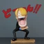 HT2 ONE PIECE Luffy Sanji Roronoa Zoro Starving Trio Trừu Tượng Nhân Vật Hành Động Trang Trí TH2