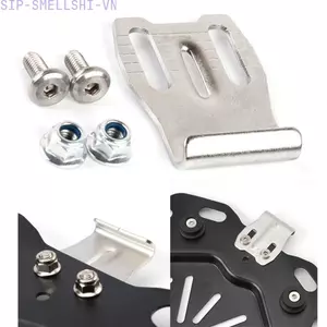 Thanh hỗ trợ khóa hành lý bên xe máy có ốc vít và đai ốc