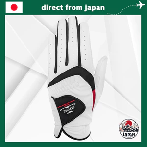 MIZUNO T-ZOID Left-Hand Golf Glove (Black/White) - Size M/L