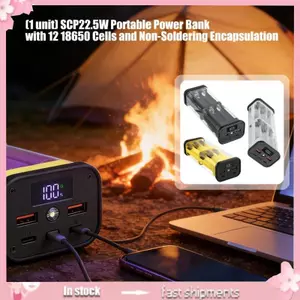 Bộ Powerbanks Năng Lượng Xanh YOI Hàn Với Tính Năng An Toàn Cho 18650 Batterie