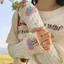 Tay áo chống nắng nữ PYCOU, Tay áo đi xe đạp bằng lụa băng chống tia cực tím, Tay áo băng đa năng in hình hoạt hình rộng dễ thương mùa hè ngoài trời