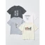 Áo thun cổ tròn tay ngắn phong cách thoải mái, họa tiết in, 100% cotton, phù hợp unisex nam nữ