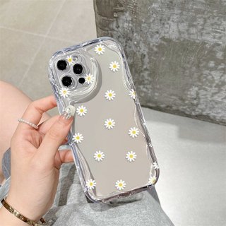 Ốp Điện Thoại Di Động Cho VIVO V70 FE Y05 V60 Lite Ốp Lưng Hoa Dễ Thương Thực Vật Hoa Thời Trang Kem Trong Suốt Vồng Cạnh Chống Sốc Chống Rơi Họa Tiết Silicon Bảo Vệ Camera Mềm Mại