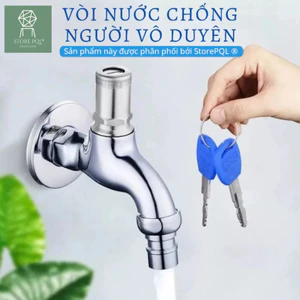 Vòi nước lắp đặt ngoài trời bằng inox 304 có chống trộm nước nước