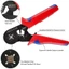 Kìm Bấm Cos Tròn HSC8 6-4A tự điều chỉnh kèm 1200 đầu cos đủ loại cos ống tròn cos pin có bán lẻ cos (2-4-6-10-12)mm kìm