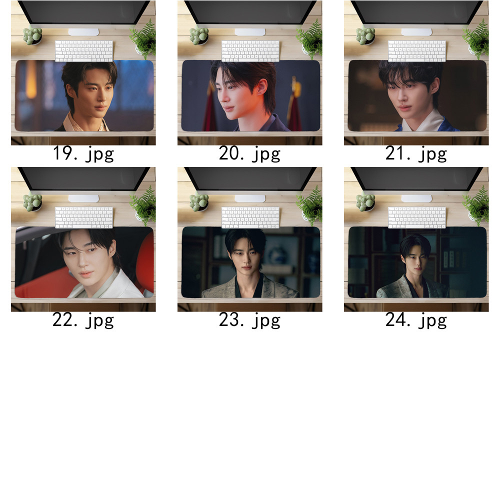 Tấm lót chuột Byeon Woo Seok, Bàn phím máy tính in hình nghệ thuật Vương miện hoàn hảo (60x30cm / 80x40cm)