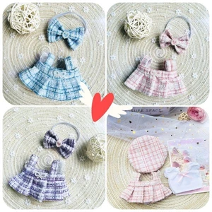 10cm15cm Quần Áo Bé Nơ Phong Cách Anh Phong Cách Chanel Quần Áo Bé Dễ Thương Phong Cách Preppy Cotton Búp Bê Quần Áo 4.24