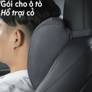 Gối cổ ô tô tiện dụng Gối thắt lưng thoáng khí có thể điều chỉnh Memory Foam Hỗ trợ tất cả các loại xe hơi