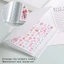 FAVORITEGOODS Nail Art Piece Storage Book, 40 / 80 Slots Solid Transparent Sticker Storage Book, Album Trống Dung Tích Lớn Thiết Kế Trang Trống Sách Album Đơn Giản