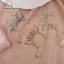 Kẹp tai hình ngôi sao kim cương giả Catriona xám chống xước lấy cảm hứng từ thiên văn VN