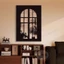 tranh treo tường cửa sổ giả decor phòng khách họa tiết bóng cây ánh sáng chữa lành tranh vải canvas trang trí bàn làm việc