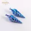PNIAP - Mặt Dây Chuyền Hình Nàng Tiên Cá Ốc Viền Xanh, Phù Hợp Cosplay và Dự Tiệc, Quà Tặng Perfect cho Fan