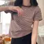 Áo thun nữ ngắn tay mùa hè, vải silk mát lạnh, phù hợp thời tiết nóng