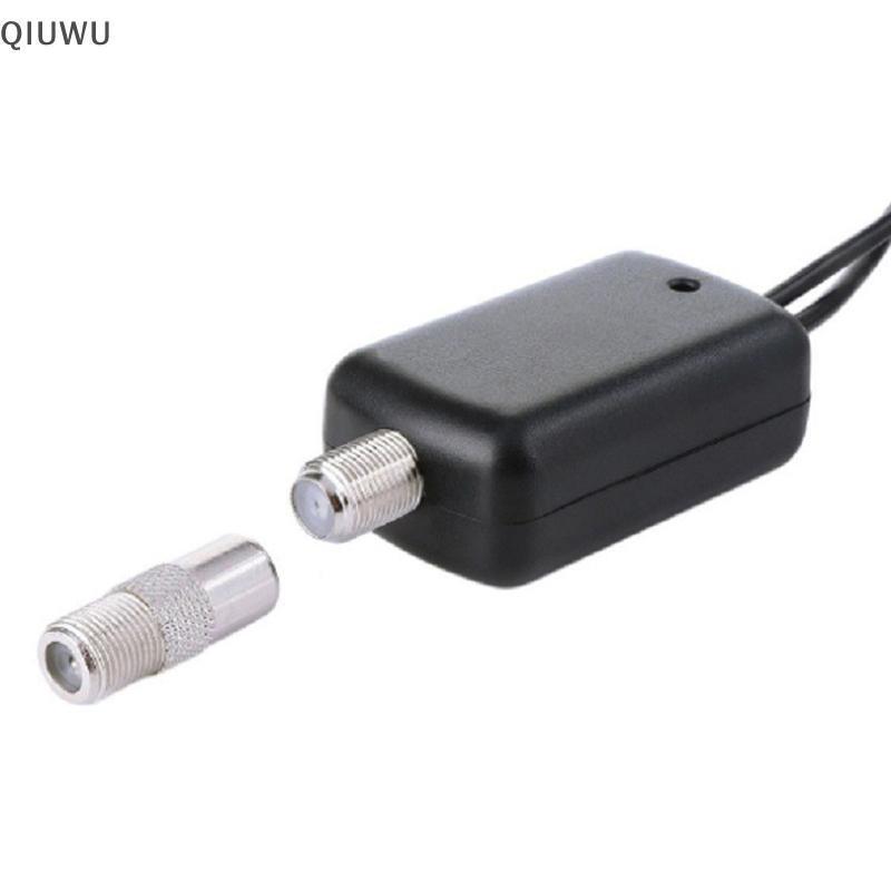 Bộ khuếch đại ăng-ten TV kỹ thuật số QIUWU Tăng cường tín hiệu Ăng-ten TV độ phân giải cao 4K UHD Bộ thu tín hiệu Ăng-ten TV Tăng cường tín hiệu.
