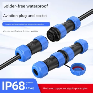 Ổ cắm hàng không không hàn 2 lõi 3 lõi IP68 Đầu nối nhanh chống nước sp Nam Nữ Ổ cắm cáp