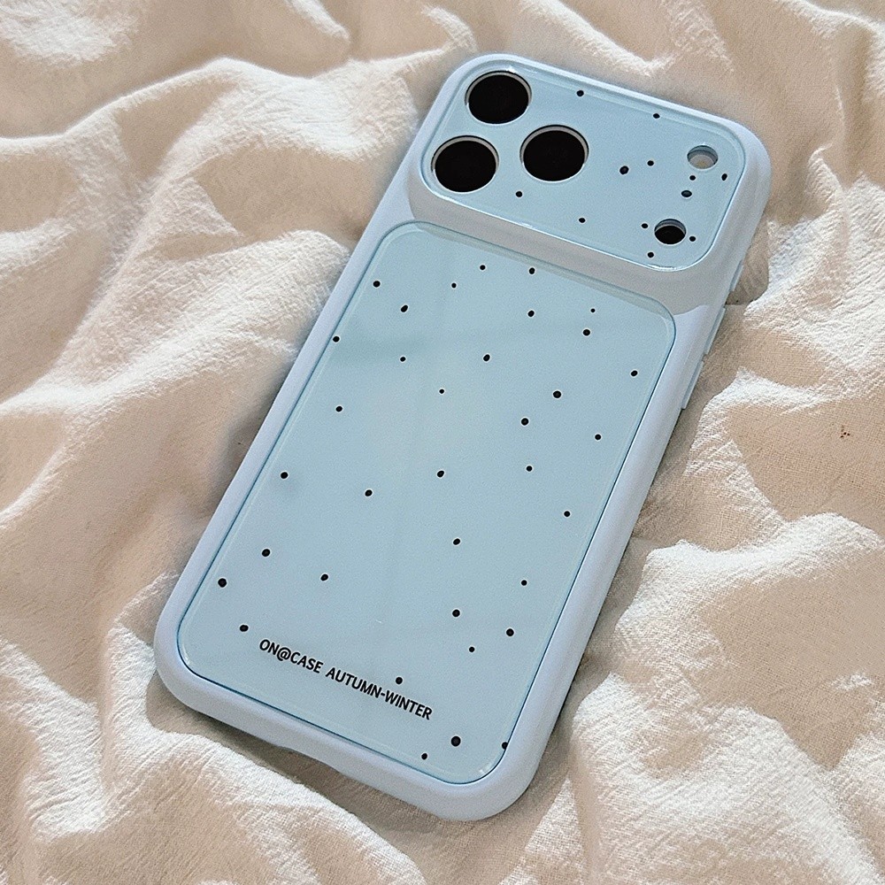 Ốp điện thoại Acrylic Dot toàn màn hình cho iPhone 17 Pro Max 16 15 14 Vỏ bảo vệ chống sốc