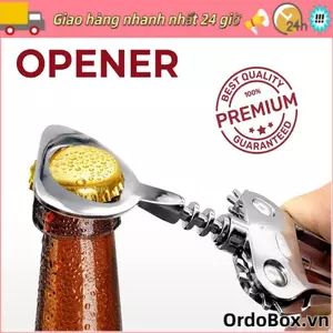Dụng cụ mở chai rượu vang đỏ gia dụng ORDOBOX, Dụng cụ mở rượu vang cao cấp 6,76 inch bằng hợp kim kẽm, Dụng cụ mở rượu đa chức năng bằng tay tiện lợi