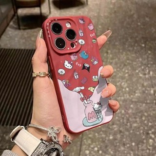 Ốp Lưng IPhone Nêp Gấp Thích Hợp Cho 7Plus 8Plus 11 12 13 14 15 16 Promax