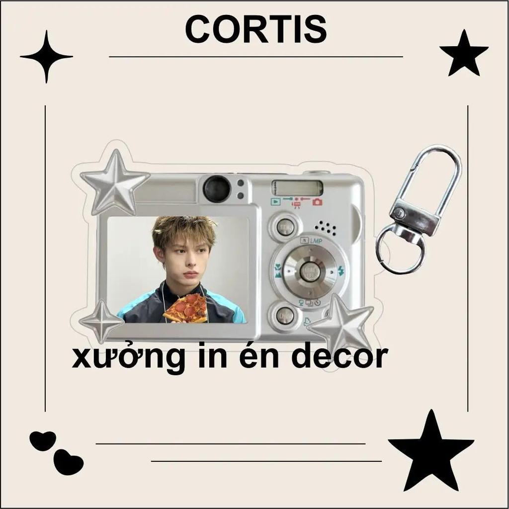 Móc khoá hình ảnh camera cortis Martin , James , Juhoon , Seonghyeon và Keonho Xưởng in Én decor