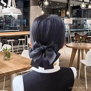 Đầu Hoa Nữ Lưới Túi Phong Cách Mới Nữ Chuyên Nghiệp Y Tá Tấm Tóc Bướm Tóc Lưới Tiếp Viên Ngân Hàng Làm Mũ Đội Đầu Phụ Kiện Tóc