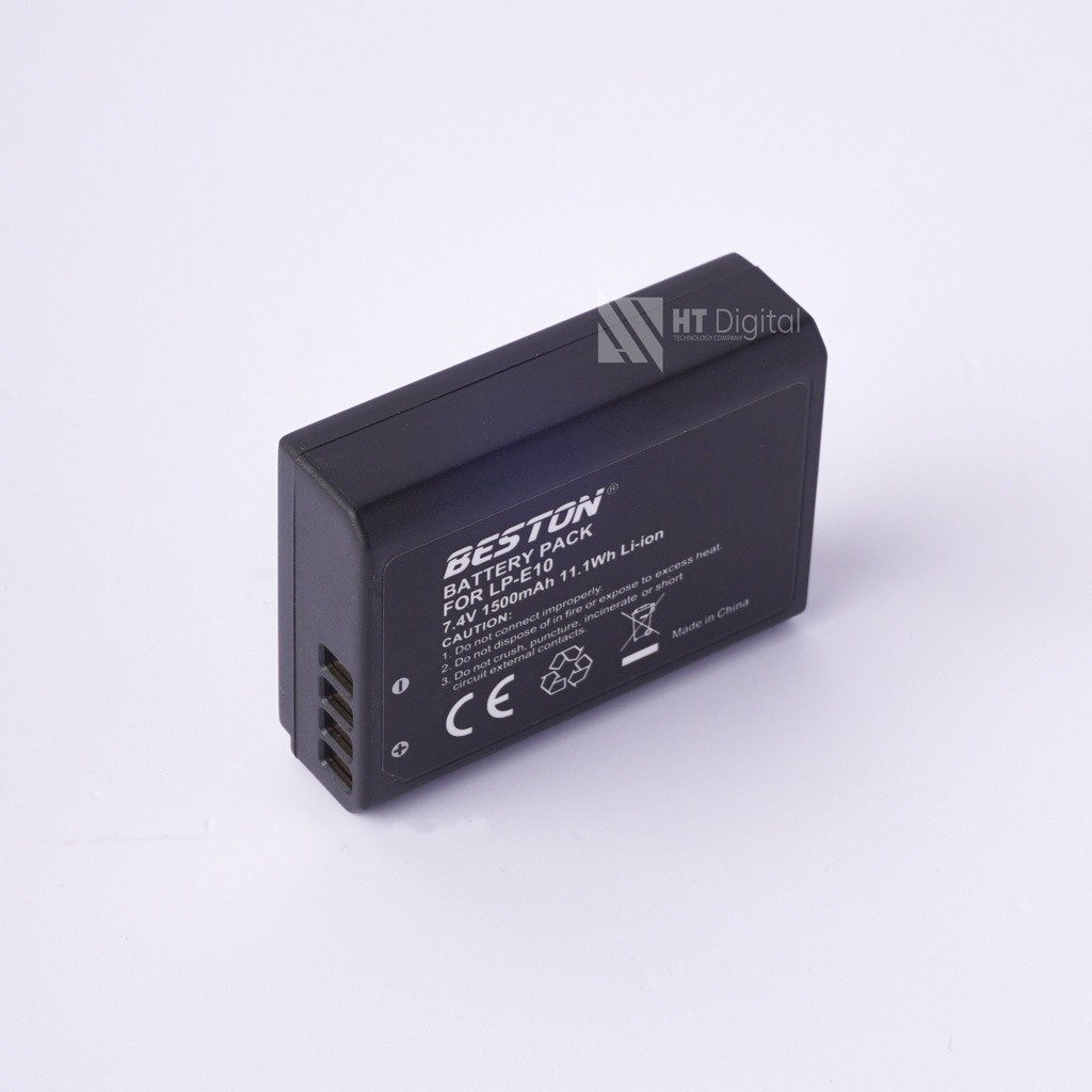Pin máy ảnh và sạc pin máy ảnh Beston LP-E10 Cho máy ảnh Canon EOS Rebel T3 T5 T6 Kiss X50 Kiss X70 1100D 1200D 1300D
