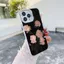 Ốp Lưng Tương Thích Cho iPhone 17 Air 16 15 14 13 12 11 Pro X XR XS Max SE 2020 6 6S 7 8 Plus Mạ Acrylic IMD Case Họa Tiết Hoa Hồng CYIM458