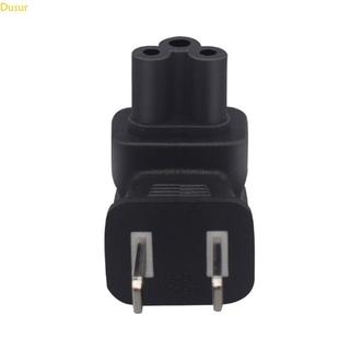 Dusur 1-15P sang IEC320 C5 Cloverleaf Nữ Power Adapter 2 Prong US Cắm Chuyển Đổi