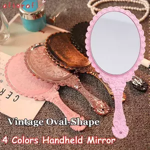 AFTEROF Vintage Hot Đứng Trang Điểm Gương Hình Bầu Dục