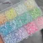 AqToCna 12 / 24 Lưới Siêu Hỗn Hợp Màu Thủy Tinh Hạt Cơm Bộ Hạt Rời Handmade DIY Vòng Tay Nelace Đính Hạt Chất Liệu Phụ Kiện Trang Sức AqToCna