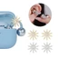 BTM Sang Trọng 8 Điểm Ngôi Sao Tai Nghe Trang Sức Đa Năng Diamante Tai Nghe Trang Trí Tai Nghe Kim Loại Cho FreeClip