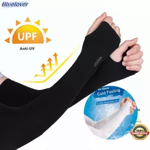 Bluelover Mùa Hè Băng Lụa Dài Tay Chống Nắng Bao Tay Nam Nữ Vòng Tay Mới Thoáng Mát Tay Chống Tia UV Đi Xe Đạp Tay Áo Ngón Mới