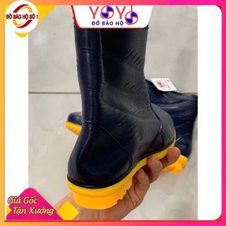 [Chính Hãng] Ủng ngắn Hoa San, ủng đi mưa lội nước, làm đồng làm vườn ủng bảo hộ lao động.