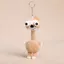 THEGIRL8B Gà Sang Trọng Móc Khóa, Thiết Kế Ngộ nghĩnh Mặt Dây Chuyền Túi Hươu Cao Cổ 20CM, Màu Trắng Kawaii Phong Cách Dễ Thương Quà Tặng Sáng Tạo Lợn Hồng Sang Trọng Mặt Dây Chuyền Túi Trang Trí