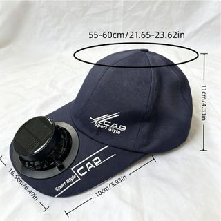 Mũ bóng chày HIGHVIEWLS, Quạt tích hợp thoáng khí​​ Mũ quạt, Tấm che nắng thời trang Tấm che nắng khô nhanh cho nam Mũ chống nắng ngoài trời