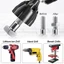 1 Mảnh Hex-Shank Deburring Bên Ngoài Chamfer Tool Phát hành nhanh Deburring Chamfering Mũi khoan Bolt Thép Deburring Tool Phù hợp với 3-20mm