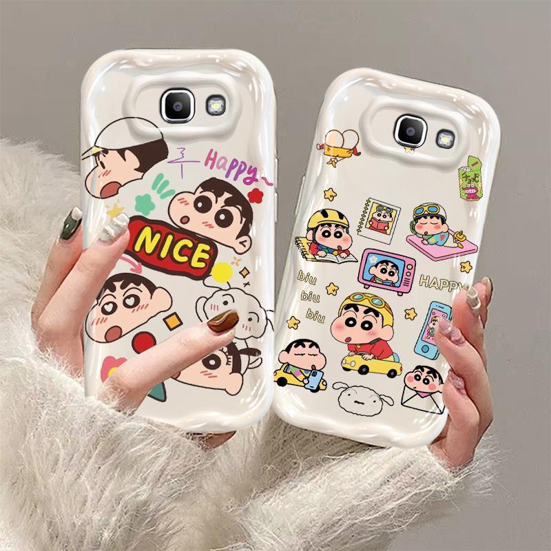 Vỏ Silicon Hoạt Hình Cho Samsung J7 Prime ON7 2016 3D Bảo Vệ Hoạt Hình TPU Mềm Crayon Shin chan Vỏ Điện Thoại