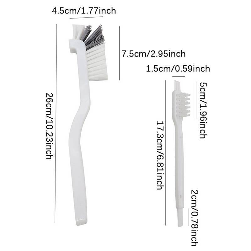 TVKR Bộ 2 Cọ Vệ Sinh Máy Xay Nấu Ăn, Đầu Dao Cắt Máy Ép Trái Cây, Bàn Chải Làm Sạch Nhà Bếp OIK