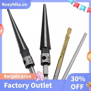 1 Bộ Mũi Khoan Côn Thép Carbon Bộ Bốn Chân Lục Giác Chế Biến Gỗ Côn Bộ Khoan