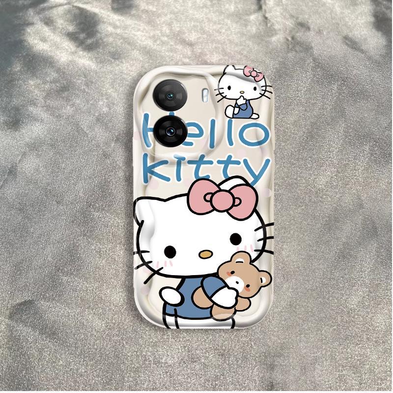 Thích hợp cho OPPO A57 4G A77 4G A77S 4G 3D Girls Soft TPU Kitty Rilakkuma Ốp điện thoại chống sốc