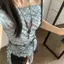 Áo thun ngắn tay kẻ sọc không đều phong cách Hàn Quốc dành cho nữ Thiết kế mùa hè Niche Pure Desire Style Chic Top