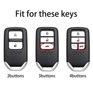 Da Ô Tô Từ Xa Chìa Khóa Fob Bao Đựng Vỏ Cho Xe Honda CRV CR-V Phù Hợp Với Civic Accord HR-V HRV City Odyssey XR-V