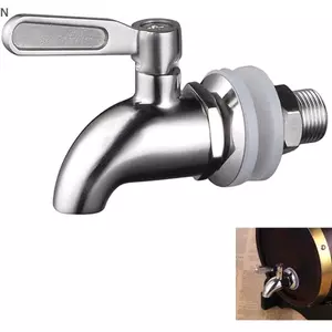 NS 304 Thép Không Gỉ Spigot Vòi Nước Cho Bia Nước Giải Khát Uống Rượu Thùng Đựng Tập NS