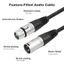 Bộ chia đầu vào nữ Yoo 3Pin XLR sang 4 đầu ra nam cho thiết lập âm thanh trực tiếp trong phòng thu