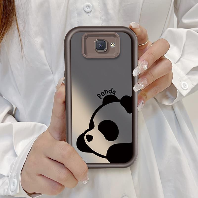 Ốp lưng cho Samsung J7 Prime Phim hoạt hình Silicone Girls Soft TPU Panda Angel Eye Vỏ điện thoại chống sốc
