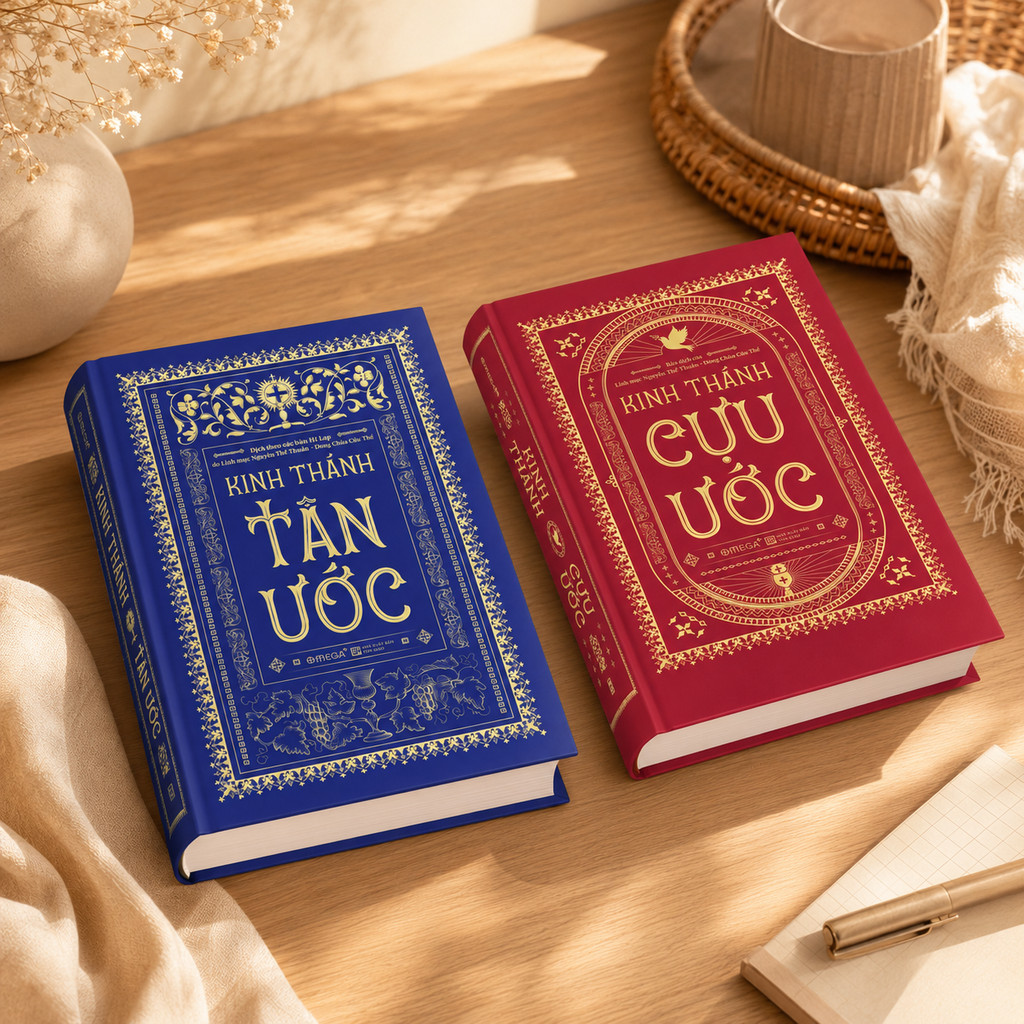 Sách - Bộ Kinh Thánh Tân Ước + Cựu Ước - Bản Dịch Linh Mục Nguyễn Thế Thuấn (Omega plus)